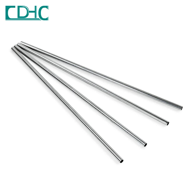 RTS Top Selling 26.5cm Stainless Steel Reusable Metal Straw Classic Style Wholesale Drinking Straws for 20oz Tumbler