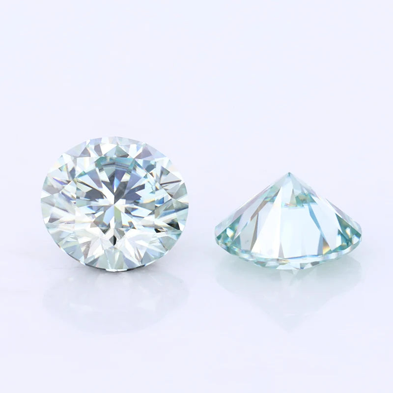 Starsgem Cheap Moissanite Wholesale Moissanite Bittom Bluish Moissanite Loose Stone