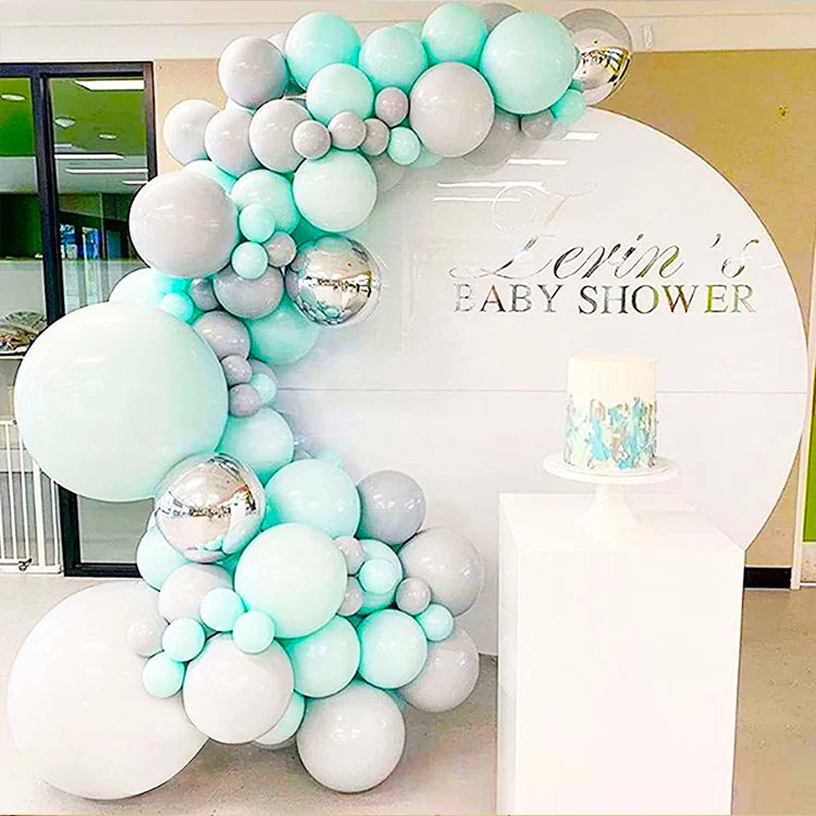 Party Supplies Birthday Round Sheet White Circle Acrylic Wedding Backdrop Wall