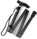 Custom Logo Packaging Foldable Cane 84-93CM Adjustable Walking Stick for Old People Folding Walking Cane CE Certification