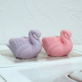 3D Animals Wax Candle Silicone Molds Plaster Crafts Decoration Tool Swan Shape Aromatherapy Candle Mold