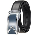 Classic Designer Ratchet Automatic Buckle Genuine Leather Men Casual Genuine Luxury Business