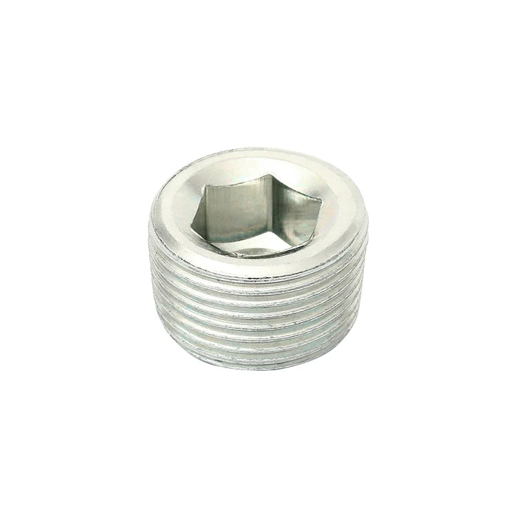 Carbon Stainless Steel Female Male NPT/JIC/ SAE/ BSP/ BSPT/METRIC Hollow Hex Pipe Plug HP Hydraulic Hose Fitting Adapter Flange