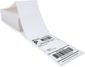 Factory Price 500 Labels Fanfold 4" X 6" Direct Thermal Labels for Compatible Zebra & Rollo Thermal Printers