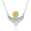 Jewelry for Women Custom 925 Sterling Silver Zirconia Necklace CZ Pendant Manufacturer Direct