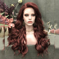 Celebrity 26inch Long Style #350 Color Synthetic Hair Wigs Matte Heat Resistant Fiber Same Human Hair Lace Front Wig