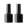 Spot Wholesale 7ml Shiny Black Glass Opaque Nail Polish Bottle Empty Custom Logo Long Lasting Gel Polish Glass Bottle