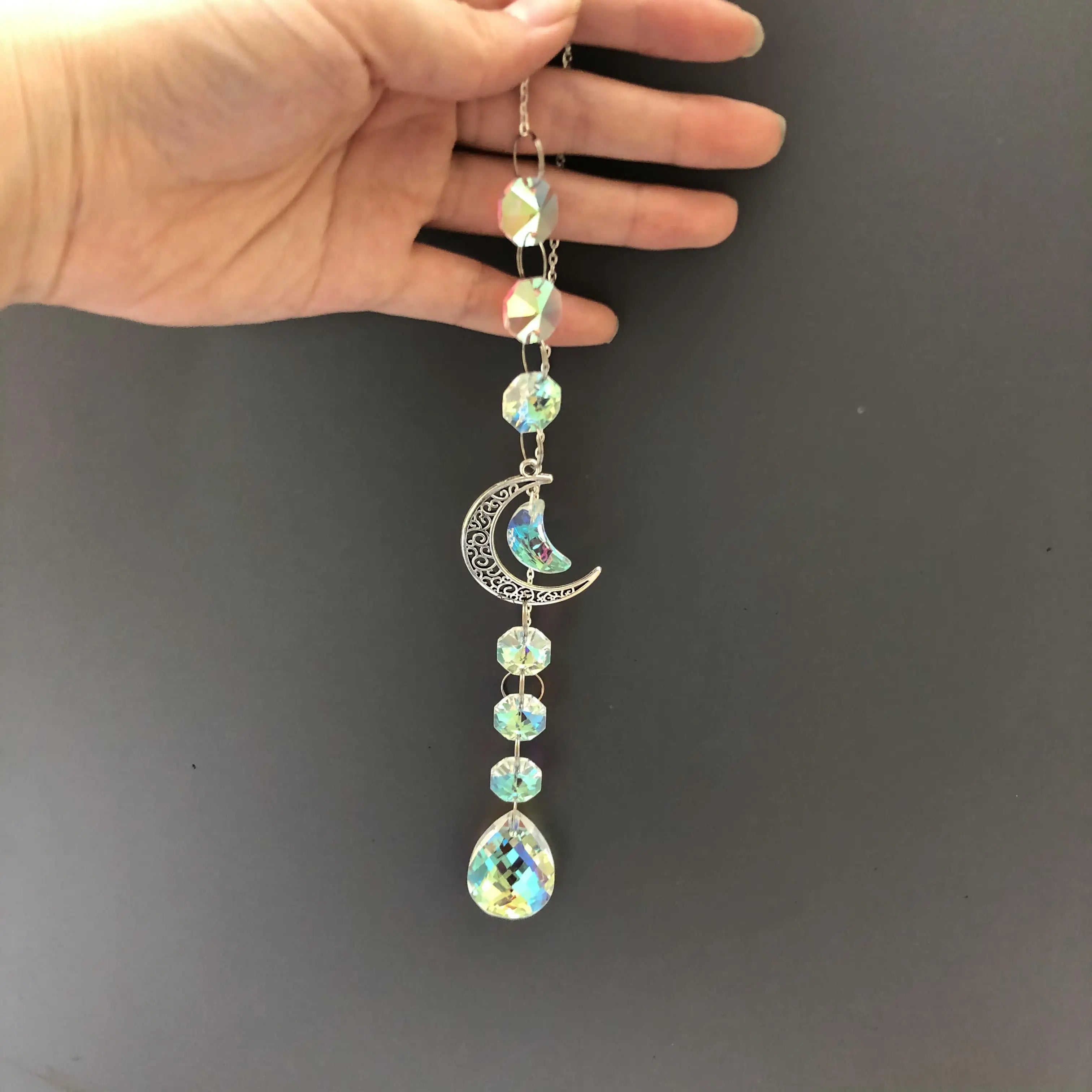 Wholesale Suncatche  Crystal Wind Chimes  Sun Catcher Crystal Hanging Suncatchers for Decor