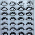 F137 Wholesale Plant Fiber Lashes Plant Base Strip Lashes Vegan False Lash Mink Eyelash Mink Eyelashes Vendor
