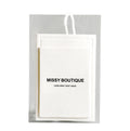 Custom Luxury Hanging Label Product Hang Tags with Free New Design Service Garment Labels for Clothing