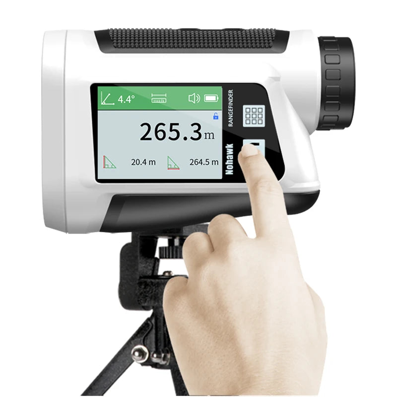 Outdoor Oem Odm Speed Vibrating Range Finder Hunting Measure Golf Laser Rangefinder Side Screen