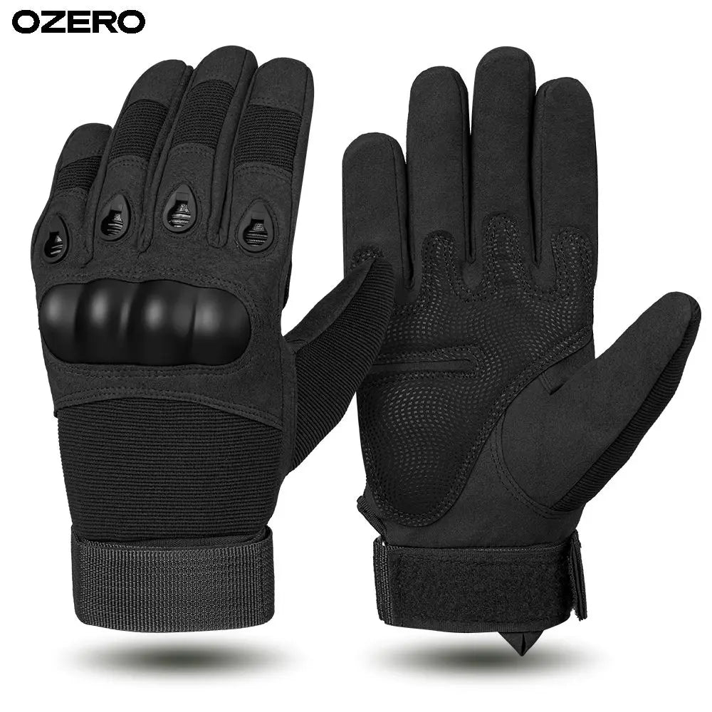 New Experience Touch Screen Warm Road Carbon Fiber Nylon Polyester Motorbike Leather Gloves