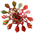 Wholesale Fashion Mix Color Dog Christmas Bow Pet Neck Tie Dog Collar