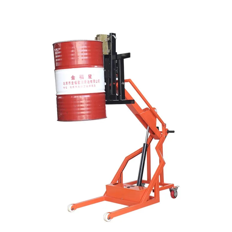 Electric Lifting Oil Barrel Handling Stacker Small Electric Loading and Unloading Forklift