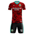 Custom High Quality Soccer Wear Team Uniforms Kit Soccer Football Jerseys Set Sublimation Breathable Club Soccer Uniform Shirt