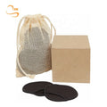 3.15" Reusable Bamboo Terry Soft Facial Cleansing Makeup Pads Set Eco Face Pads Finger Pockets