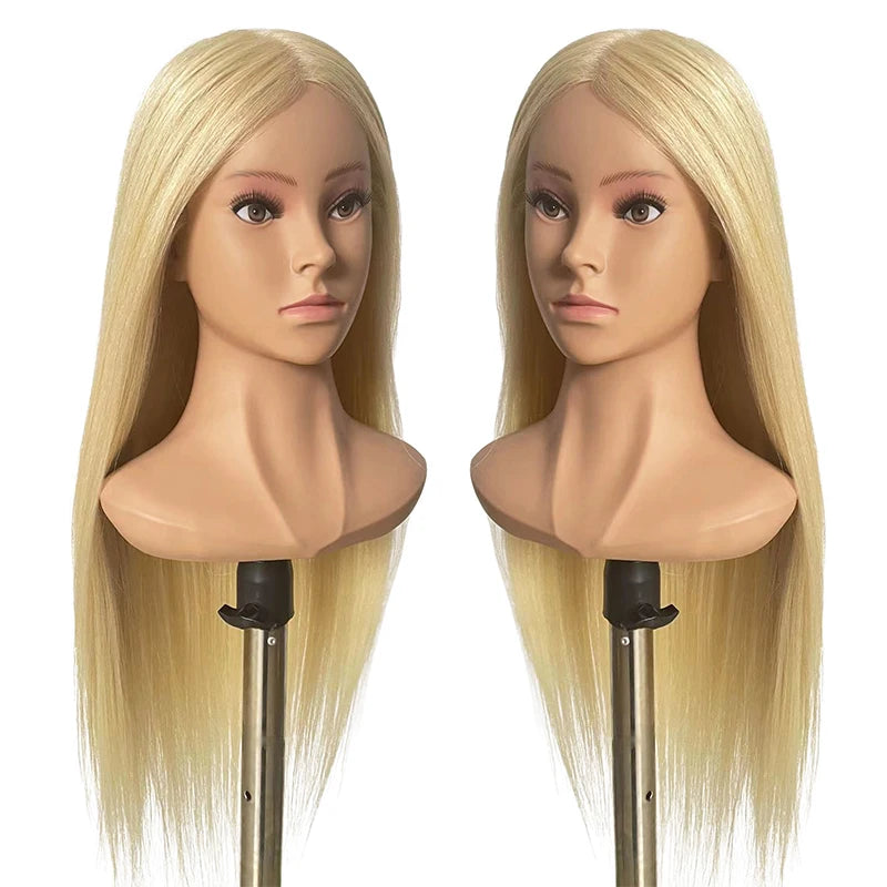 Wholesale Price Europe Face Woman Hair Mannequin Head With Shoulder for Academy School
