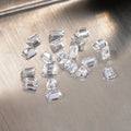 Emerald Cut HPHT Diamond 2*3mm-4*6mm Starsgem Small Size Bulk Stock Diamonds DEF VVS VS Created Diamond for Jewelry