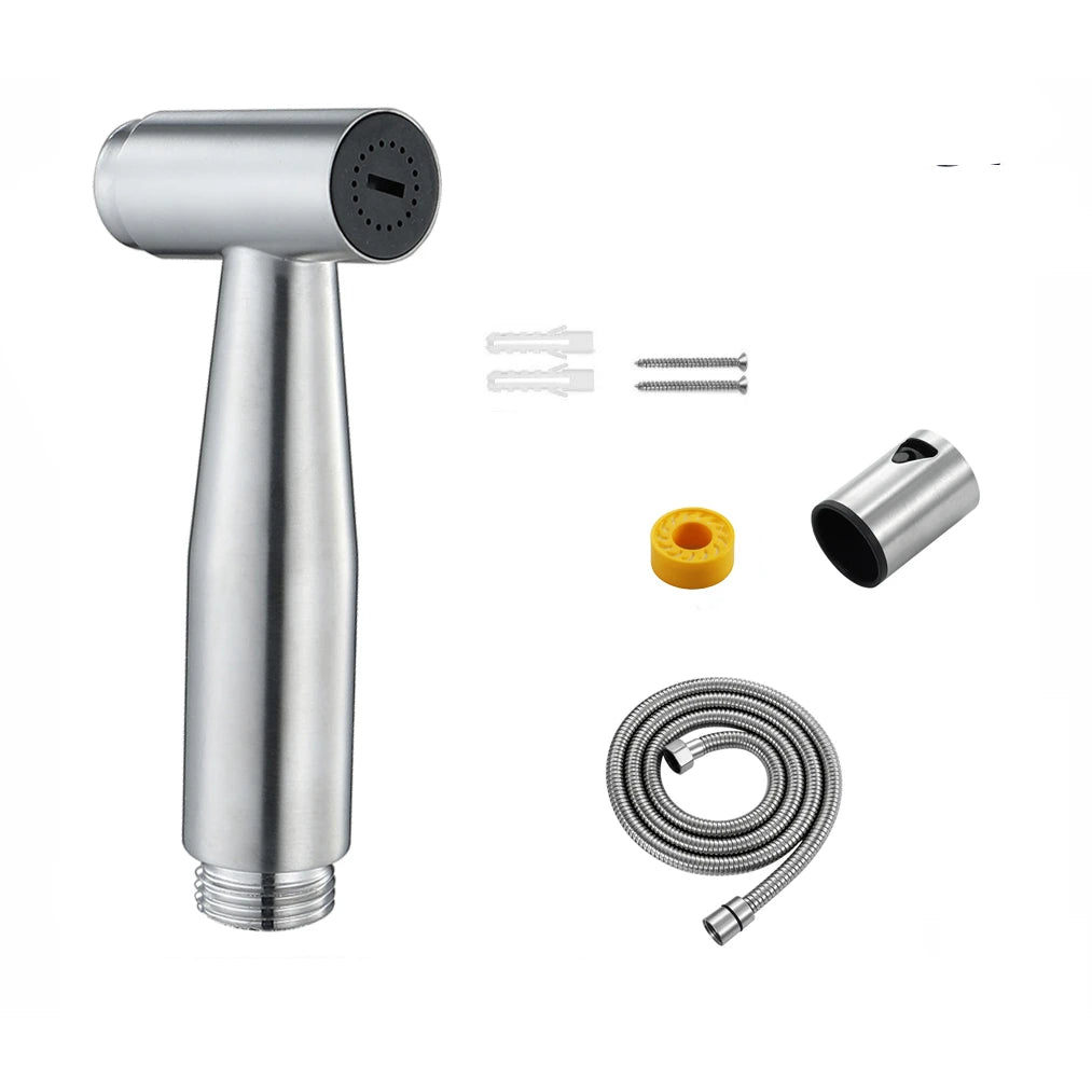 HONGDEC Stainless Steel Toilet Bidet Sprayer Set Toilet Bidet Sprayer Handheld Bidet Sprayer