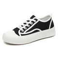 Trending White Women Platform Designer Footwear Casual Vulcanized Canvas Shoes Outdoor Chaussure Femme