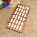 Rectangle Wooden 30 Slots Rings Display Stand Earrings Jewelry Display Tray Jewelry Storage Tray for Store Selling Show