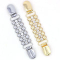 ZF Hot Sales Retro Cardigan Clip Rhinestone Crystal Sweater Collar Clip Dresses Shawl Clip for Women Girls