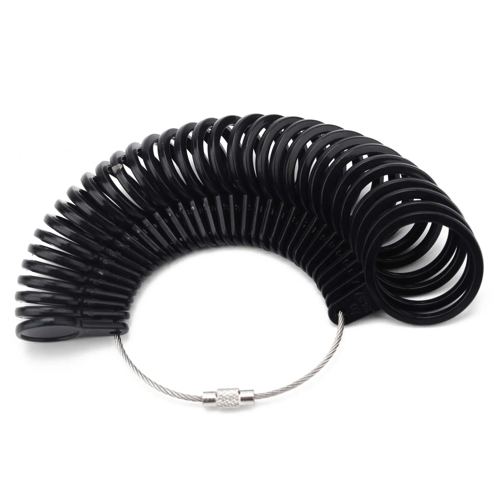 Wholesale Plastic Finger Sizer Ring Gauge Jewelry Measuring Tool with UK Ring Sizes
