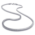 Stainless Steel Foxtail Chain Titanium Steel Necklace Men's and Women's Necklace Pendant With Chain Jewelry