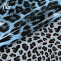 0.7mm Mirror Crystal Animal Print Leopard Print PU Leather Film Waterproof Stain Resistant Craft Luggage Decorative Accessories