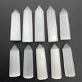 Natural Healing Stone Crystal Wand Point Selenite Tower for Decoration