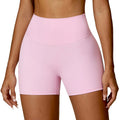 3 Inch Nylon Colour Gym Fitness Biker Women Pastels High Elastic Scrunch Butt Lifting Yoga Shorts
