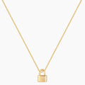 Inspire Jewelry Minimalist Stainless Steel Heart Lock Necklace High- Polished Waterproof Style Anniversary Jewelry for Unisex