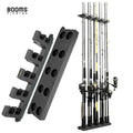 Booms Fishing WV4 Carp Stand Black Fishing Rod Racks Wall Mount Plastic Fishing Rod Racks MegaBDM