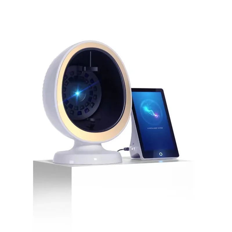 Portable 3D Large Screen Facial Skin Tester Equipment AI Face Recognition Technology for Detecting 16 Kind of Skin Health