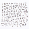 Wholesale Alloy Assorted Silver Animal DIY JEWELRY MAKING