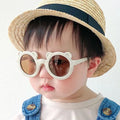 Large Spot New Plastic Color UV400 Bear Sun Glasses Fashion Cartoon Children Sunglasses with PC Frame Kids Sunglasses