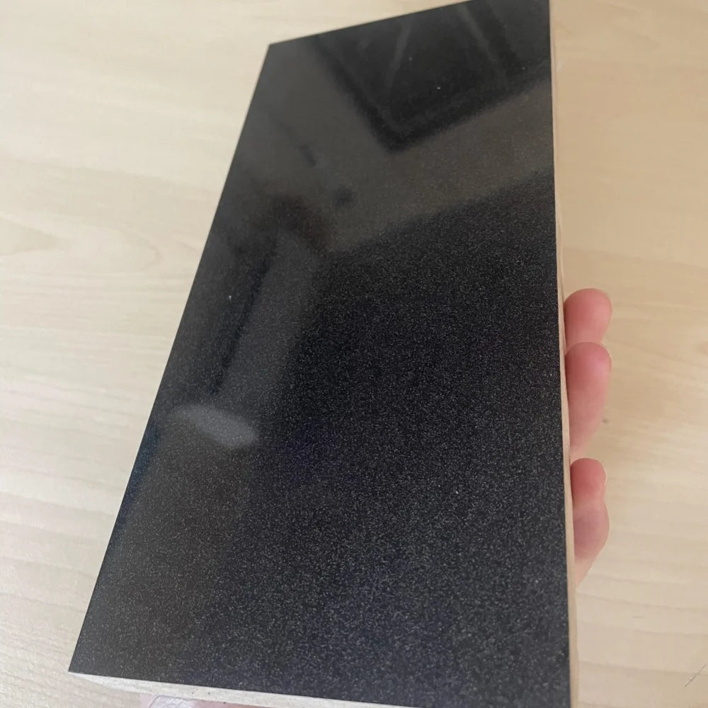 High Quality Modern Design Style E1 Formaldehyde Emission Standards Double Sided High Gloss PET MDF Board Laminated Fibreboards