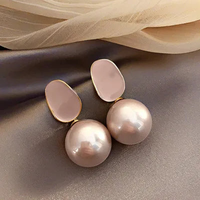 Pearl Drop Wedding Earrings for Brides Ivory Bridal Pearl Earrings for Bridesmaid Jewelry Gift