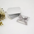 Oganic Silk Rich Colors Pillow Shape Boxes case Cover Custom logo Available Packing Paper Card Gift Box for Jewelry