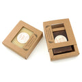 Vintage Craft Cardboard Custom Kraft Handmade Paper Soap Box Packaging with UV Coating for Cosmetic Use