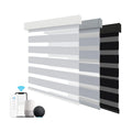 High Quality Smart Electric Double Zebra Blinds Automated WIFI with Tuya Remote Alexa Controlled Motorized zebra Roller Shades