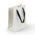 Shoe T-Shirt Reusable Gift Packaging White Printed Your Own Logo Shopping Paper Bag Custom Personalized Printed Twisted Handle
