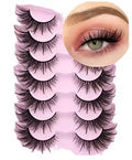 5-20mm Faux Mink Eye Lash 3D False Faux Cils Fake  Faux Mink Eyelash False Full Strip Eyelashes Wholesale