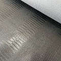 Alligator Crocodile Pattern Embossed Woven PU Leather Material Waterproof for Sofa and Home Decor