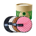 Private Label Eco Friendly Cotton Reusable Facial Face Cleansing Washable Cotton Makeup Remover Pads for Women Clean Tool