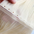 Direct Factory Wholesale Remy Virgin Cuticle European Double Drawn Silky Straight Wave Xo Invisible Weft 100% Cuticle Intact