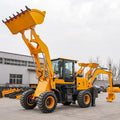 New Diesel CE Epa Engine Large Mini Retroexcavadora Farm Tractor Backhoe Excavator Loader 4x4 Backhoe