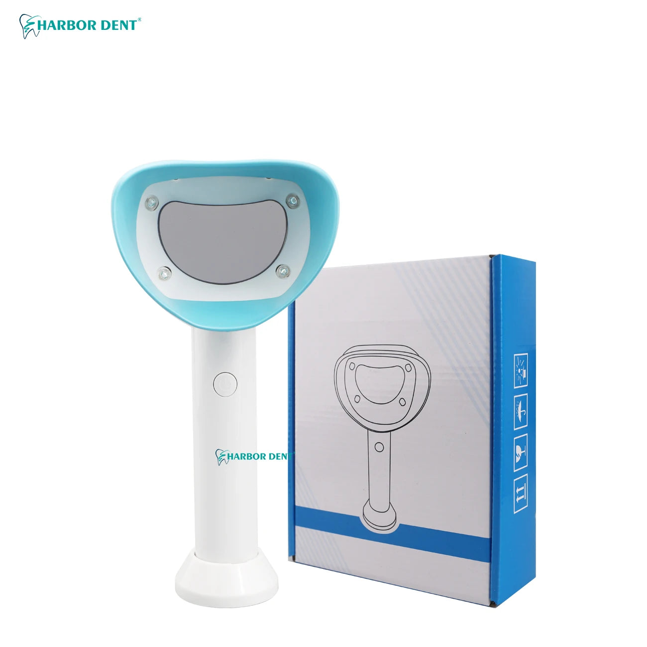 Portable LED Dental Plaque Detector for Oral Hygiene Electric Teeth Whitening Tool with Purple Light Dentistry Monitor