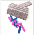 OEM Wholesale Custom Disposable Mini Nail File Double Sided Plastic Manicure Tools for Nail Care Colorful Nail Art Polish