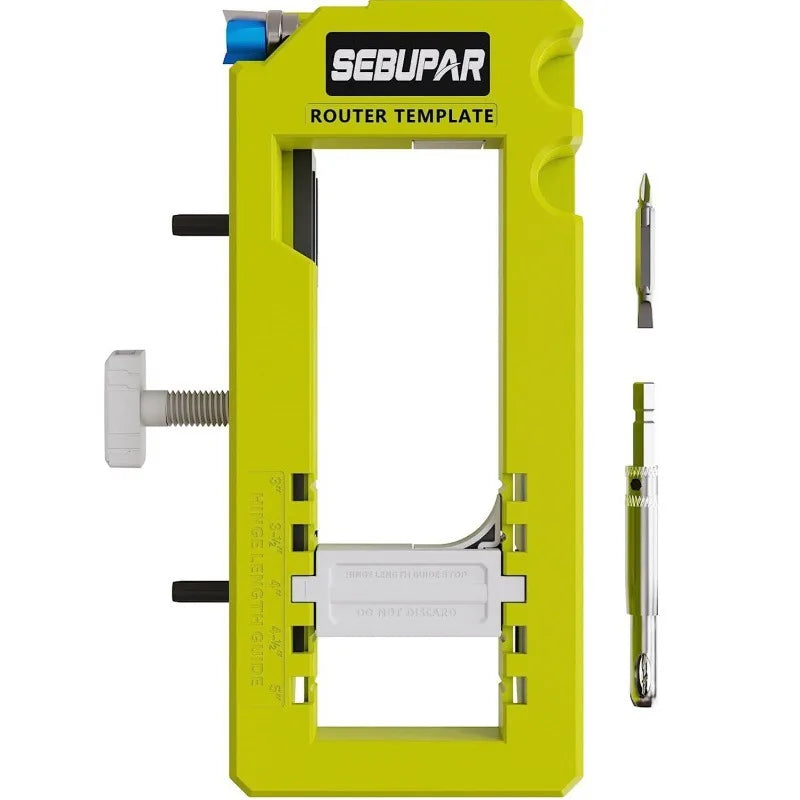 Customizable DIY Woodworking Tools Hinge Door Lock Opening Locator Kit Mortiser Template with OEM Hinge Mounting Option